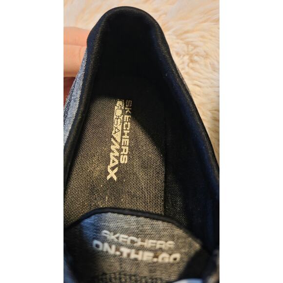 Skechers Women's On The Go Flex Ashore Boat shoes Black/Charcoal Slip on 9.5 - Picture 4 of 6